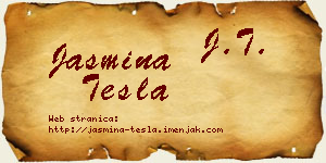 Jasmina Tesla vizit kartica